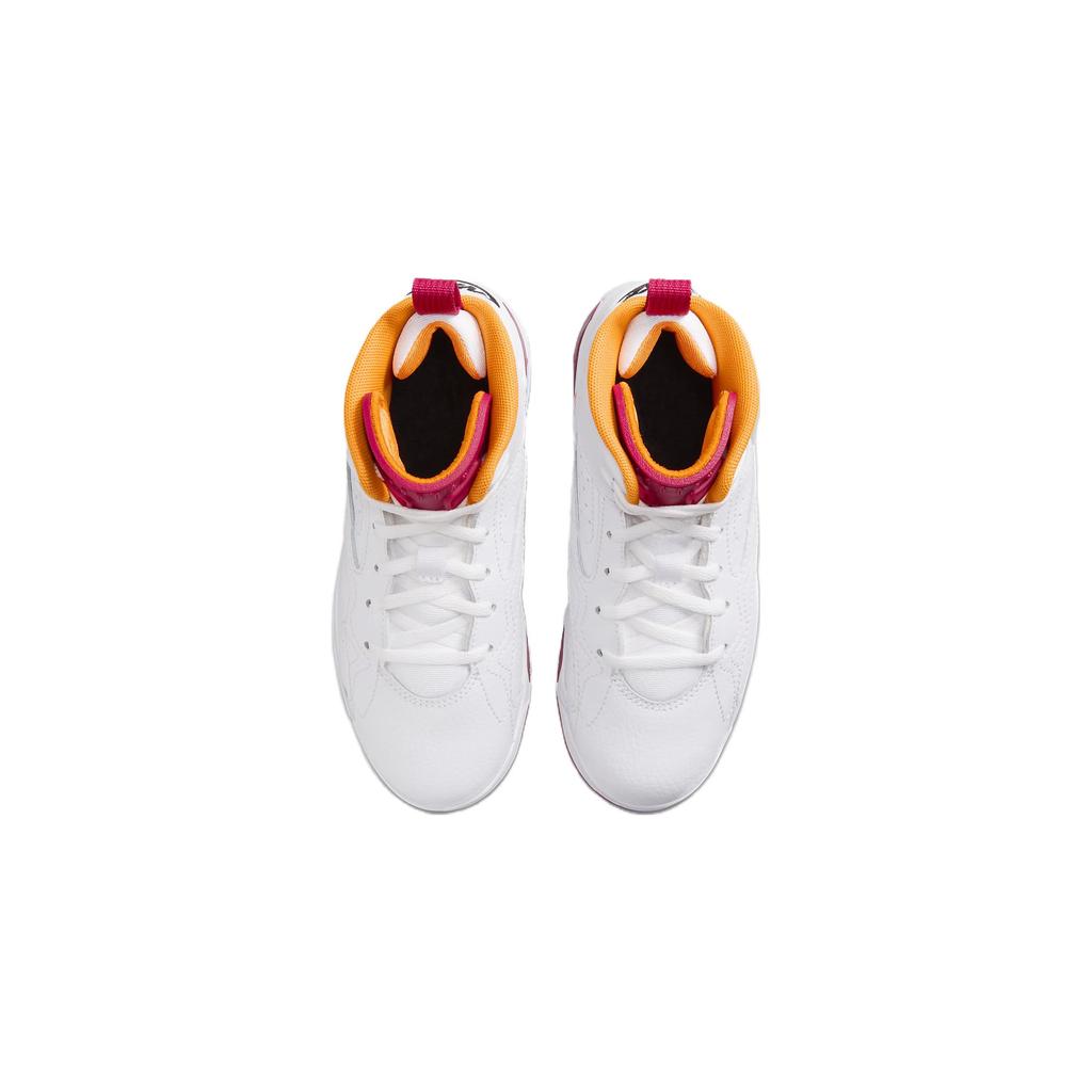 New Jordan Jumpman MVP Anti-Kick Cushioning High-Top Children's Basketball Shoes White Red Children Aged 3-7 Years Old DZ5578-168