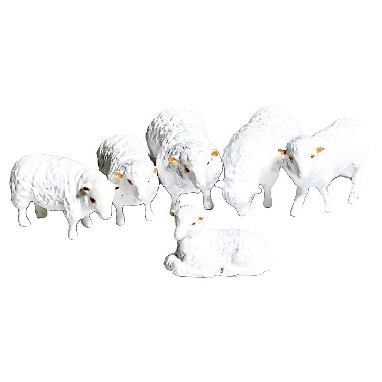 

Miniature Resins Shepherd And Sheep 1/64 Scale Painted Detail Figure Ornaments For Craft Projects And Dioramas Displays