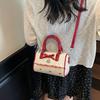 New Handbag Cute Bow Shoulder Bag Versatile Casual Fashion Messenger Bag