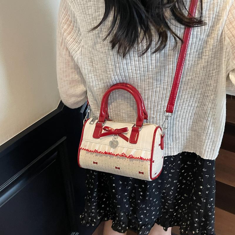 New Handbag Cute Bow Shoulder Bag Versatile Casual Fashion Messenger Bag
