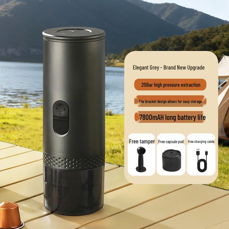 20-Bar High-Pressure Portable Italian Espresso Coffee Machine