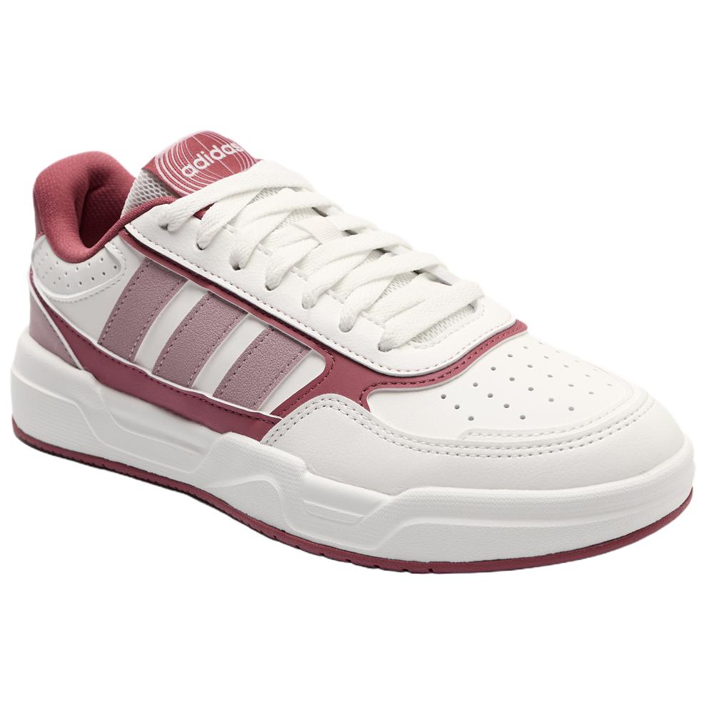 adidas Scarpe da Skateboard Lite Baller 1.5 Donna Bianco Rosa Lampone LA6485