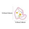 50PCS Flower and Cat Cute Graffiti Stickers DIY Luggage Notebook Speaker Water Cup Waterproof Stickers