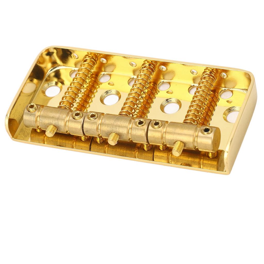 Electric Guitar Short Bridge Vintage Brass Compensated 3 Saddles for Tele Guitars