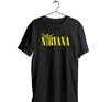 NIRVANA Rock Band Black or White TShirt 100 Cotton  Round Neck  Rock  Roll