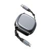 240W Dual Type-C Retractable Fast Charging Cable for Phones, Tablets, Laptops, and Cars