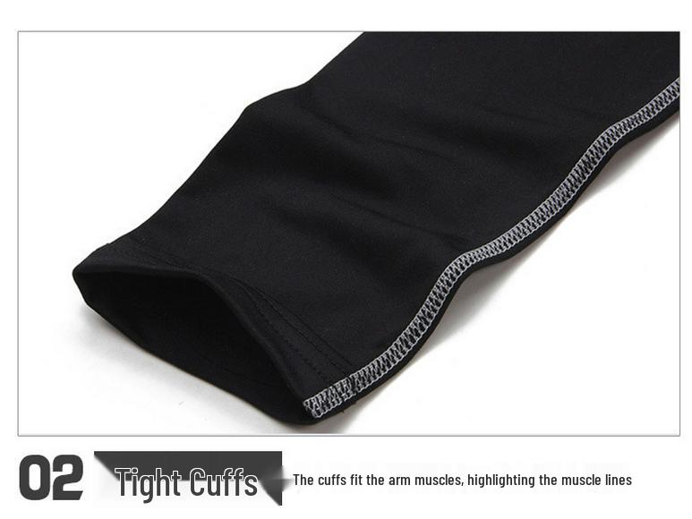 Men's Quick-Dry Tight Fit Sports T-Shirt for Training, Running, Swimming & Fitness