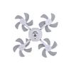 Ceiling Fan with LED Light Remote Control 3 Adjustable Speeds E27 Thread for Bedroom Living Room