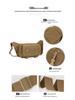Men's Tactical Crossbody Bag - Multi-Compartment Cycling & Hiking Waist/Chest Bag