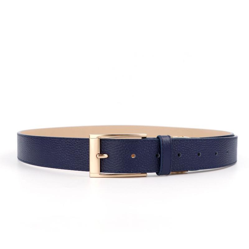 

Meimeier Belt 3.5cm men s and women s genuine leather pin buckle first layer genuine cowhide zinc alloy buckle belt 100~130cm