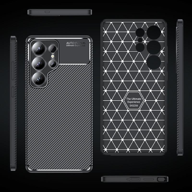Frosted Carbon Fiber Case for Samsung A54 & Drop-proof Beetle Case for Samsung A34