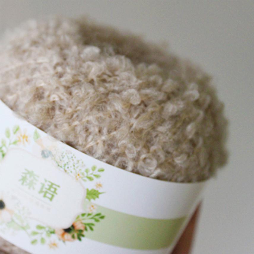 Wool Yarn Soft Smooth for Hand Knitting Circle Thread Crocheted Doll Hair DIY Plush Doll Needlework Knitting DIY Knitted Tool