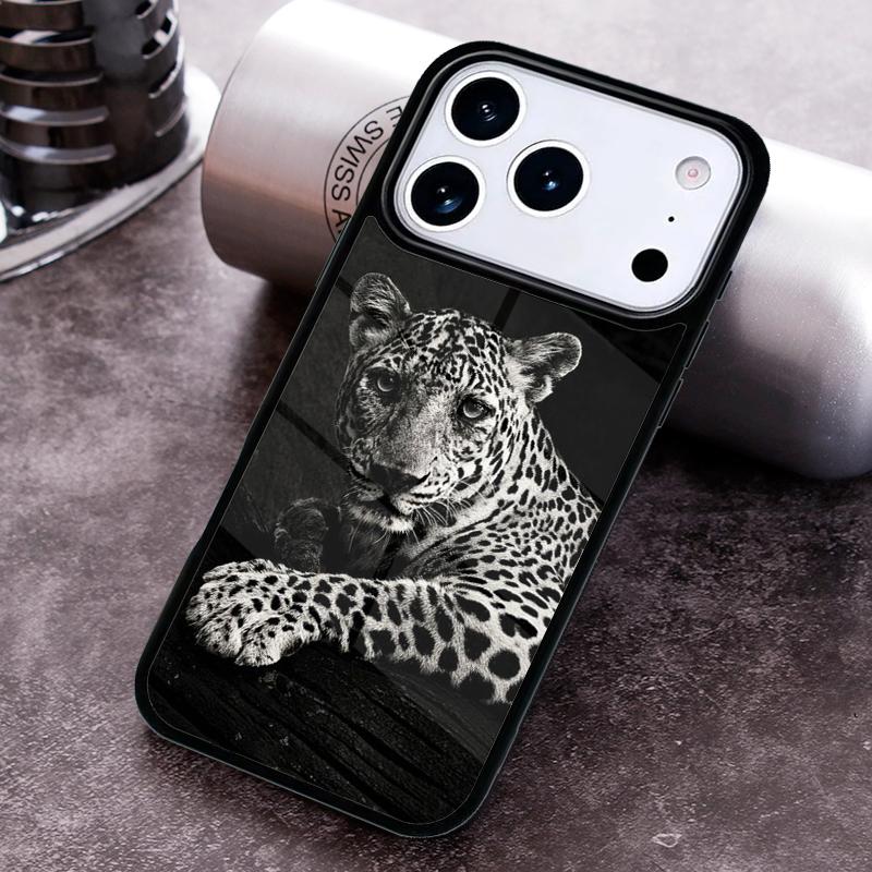 Leopard print Pattern Tiger Phone Case for iPhone 17 16 15 Pro Max Air 14 13 12 11 Plus Shockproof Capa Cover