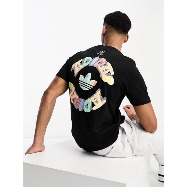 

Черная футболка с принтом на спине adidas Originals Enjoy Summer