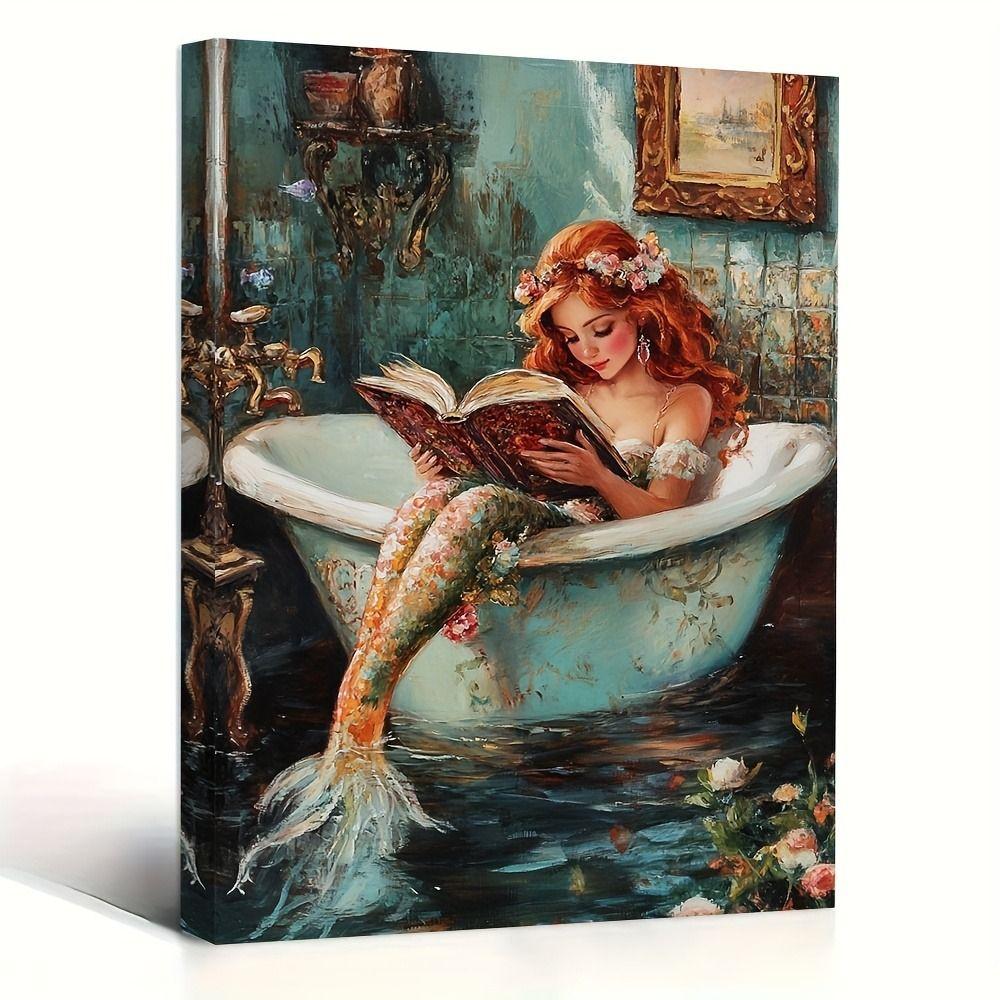 Vintage Art Nouveau Woman Tin Sign Retro Metal Panel Home Bar Cafe Decor