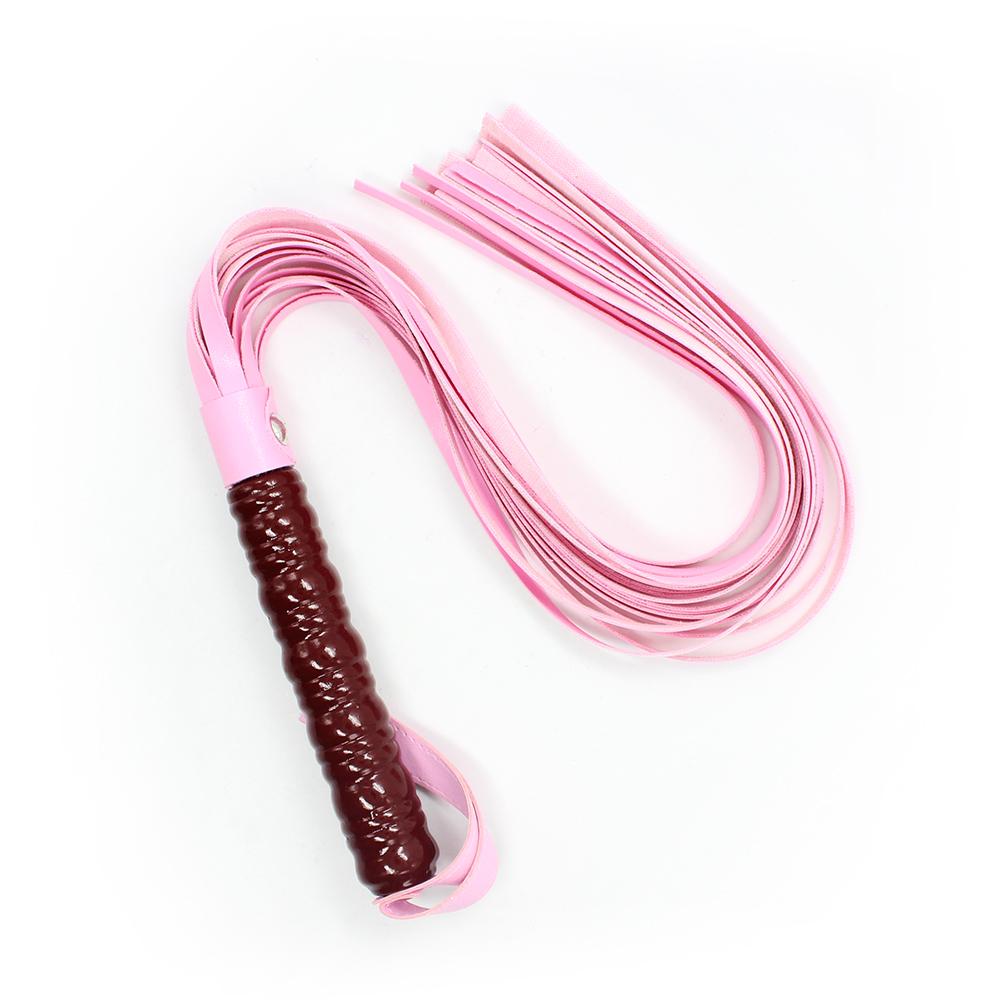 VaHppy Sex Whip 60CM 120G PU 4colors Game Toys Couple Flirting Spanking SM BDSM Tassel Tail Alternative Stimulation Sex Toys Delicate Handle