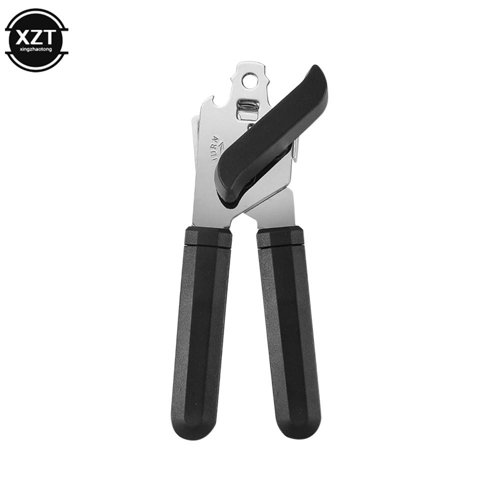 Tin Manual Can Opener Multifunctional Stainless Steel Professional Craft Beer Grip Opener Cans Bottle Opener Kitchen Gadgets 1PC