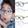 Children's Silicone TR90 Myopia Glasses Frame Anti-blue Light Eye Protection Flat Glasses Male and Female Students Amblyopia Hyperopia Frames