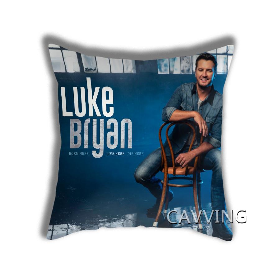 

Luke Bryan 3D Printed Polyester Decorative Pillowcases Throw Pillow Cover Square Zipper Pillow Cases Fans Gifts