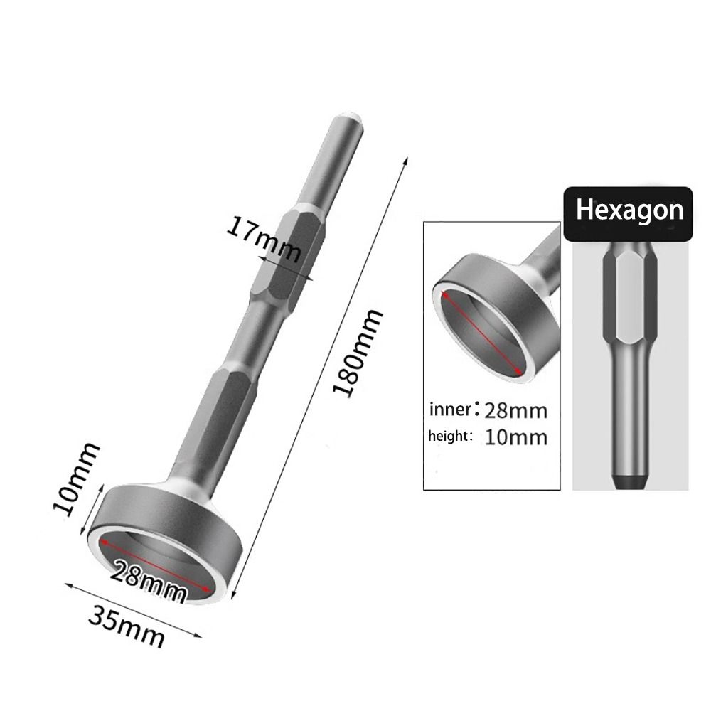 Durable Ground Rod Driver Alloy Steel SDS Plus Hammer Drills Accessories Ground Rod Bits