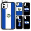 Krajews El Salvador National Flag Soft Phone Case Cover For iPhone 17 Air 16 15 14 Plus 11 12 13 Pro Max Coque Fundas