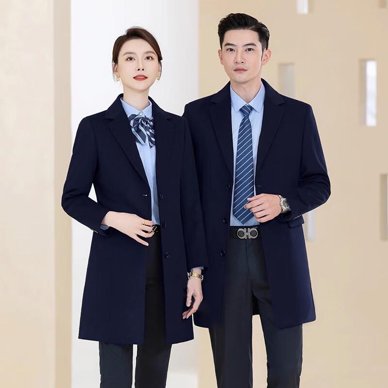 Troyman Unisex Mid-Length Cashmere Wool Coat