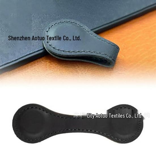 Europäischer Retro Leder Magnetischer Lesezeichen-Clip für Journale und Bücher