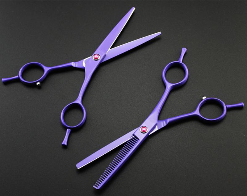 Professional 5.5 '' Two-Tailed Hair Cutting Scissors Haircut Thinning Barber Haircutting Shears Hairdresser Scissors
