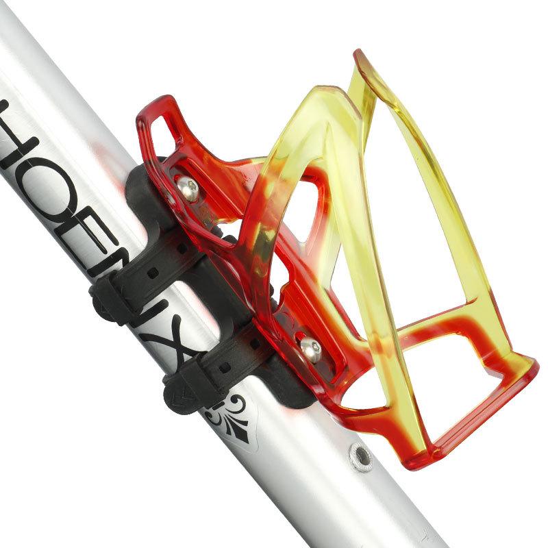Bicycle Water Bottle Stand Base Converter Silicone Non-slip Straps Mtb Road Bike Bottle Holder Mount Adapter Cycling Accessories