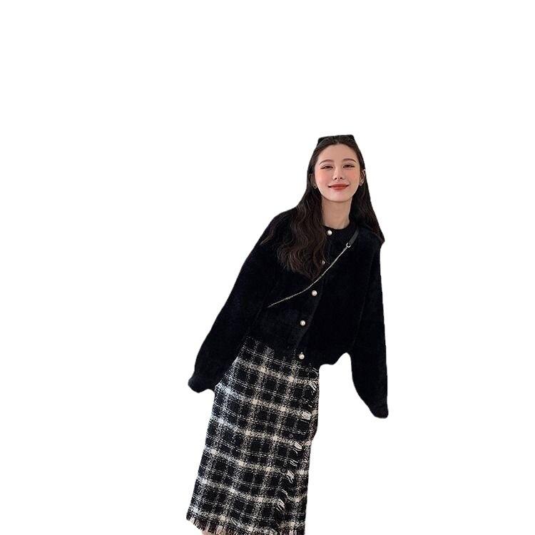 Women's Short Sweater Jacket Autumn and Winter New Loose and Versatile Short Knitted Cardigan