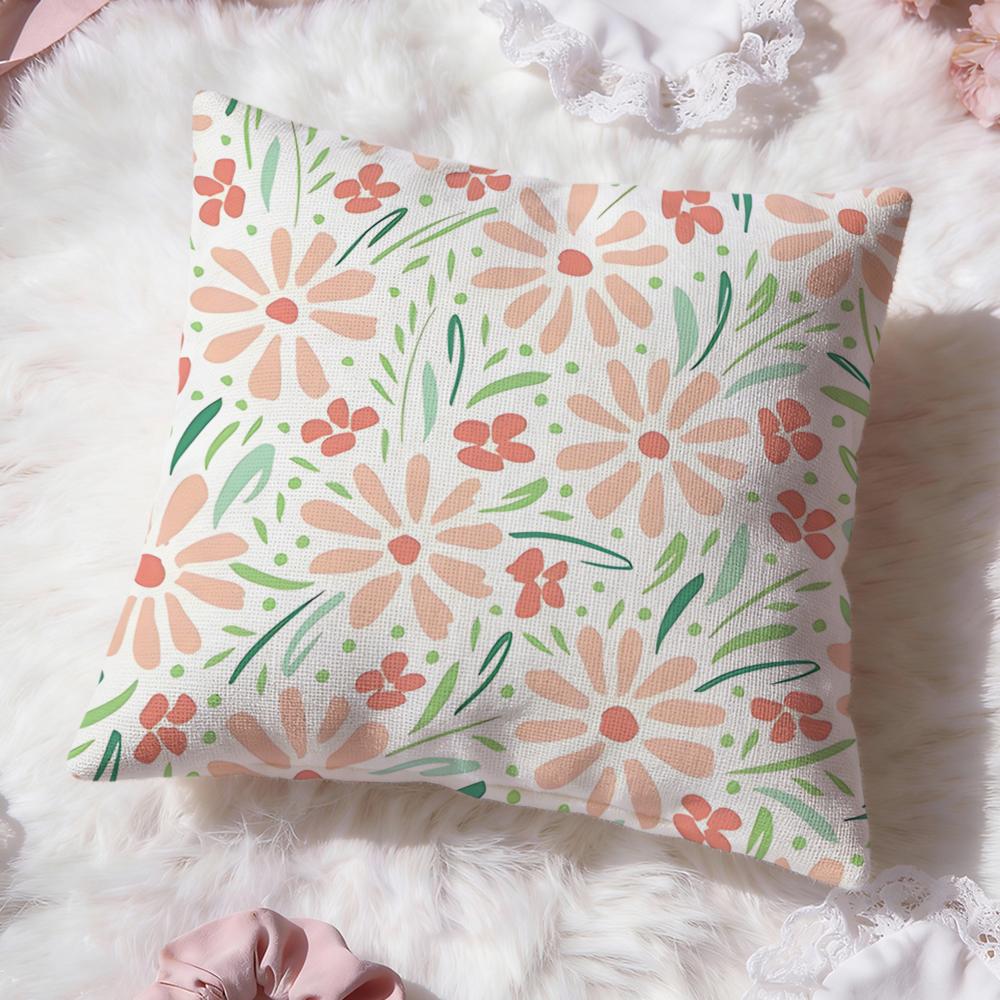 Cute Texture Cushion Cover Premium Comfort Reversible Pillow Cove Two in One Design for Any Room Car Interior
