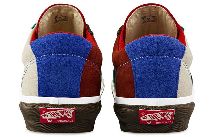 Vans Og Sid Lx Retro Casual Skateboarding Shoes Unisex Multi Color Splicing VN0A4U1320V