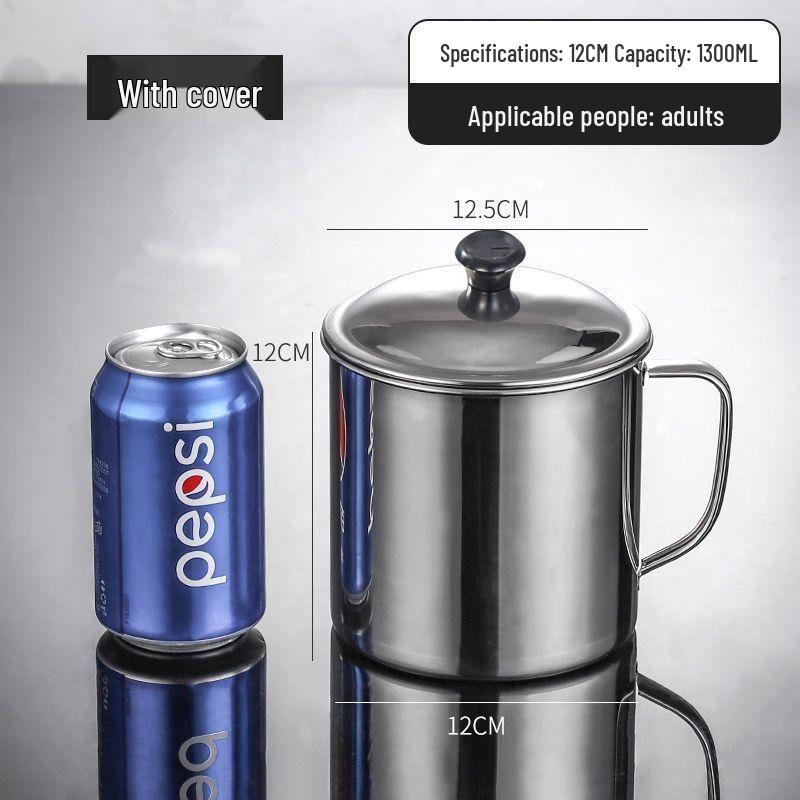 Dětský nerezový hrnek na vodu s víčkem – Malý, odolný, ideální pro studenty a předškoláky.