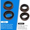 2pcs - 68304271AA Front Drive Axle Shaft Oil Seal Set Drive Axle Shaft Rubicon Dana 44 Dana 30 Differential Carrier Seal 30710863 for Jeep 2007-2017