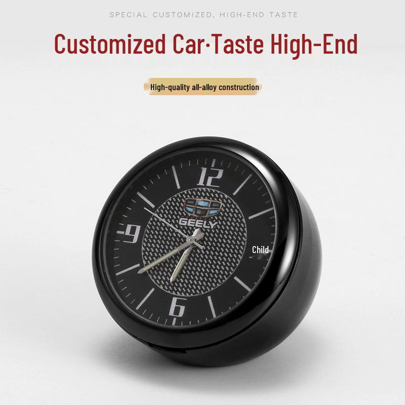 Luminous Digital Car Clock Quartz Watch Ornament