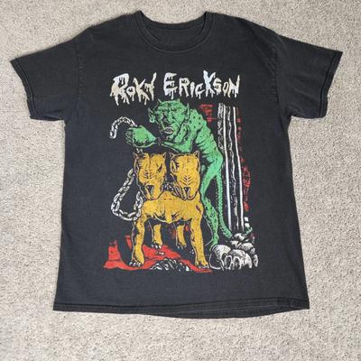Roky Erickson T Shirt Vintage Psychedelic Rock Band Graphic Tee Music Shirt