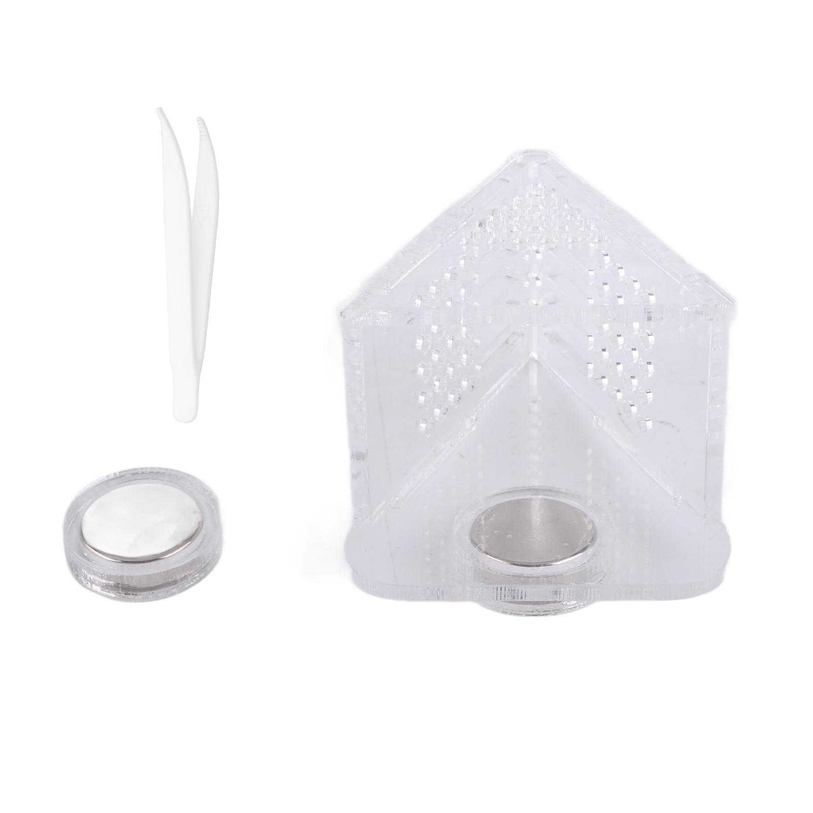 

Transparent Aquarium Fish Tank Cone Feeder Acrylic Feeding Container Magnetic Suction