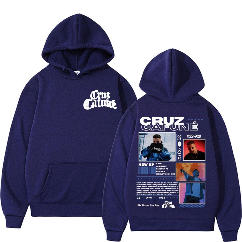 Rapper Cruz 922-928 Tour Merch Graphic Hoodies Men's Clothing Hip Hop Vintage Fashion Sweatshirts Casual Fleece Oversized Hoodie