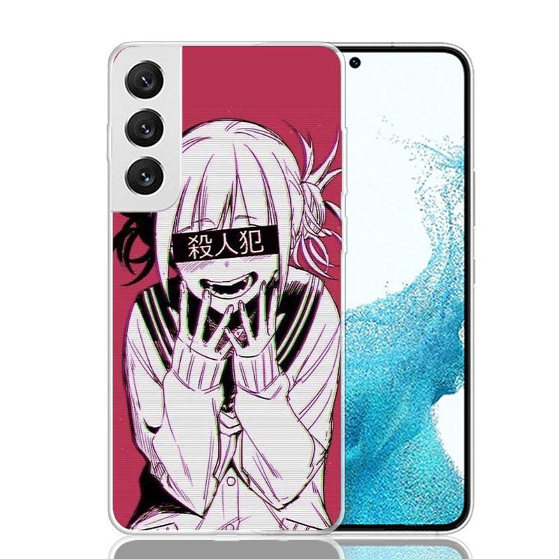 Himiko Toga Waifu Anime My Hero Case Phone Cover for Samsung Galaxy S24 S25 Ultra S23 Plus S22 + S21 S20 FE S10 S25Plus Trend Fu