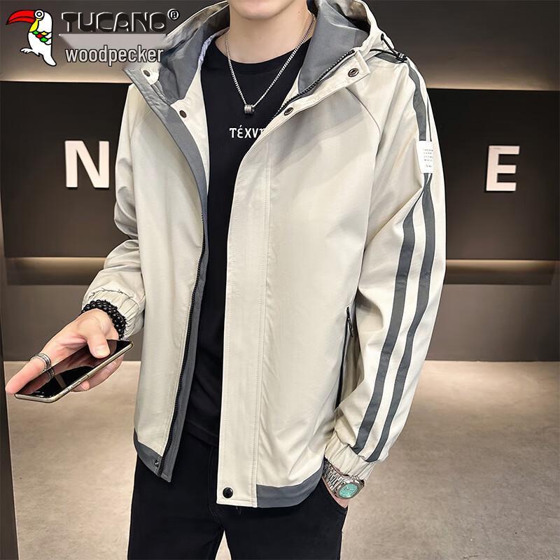 Tucano Men's Hooded Workwear Casual Jacket