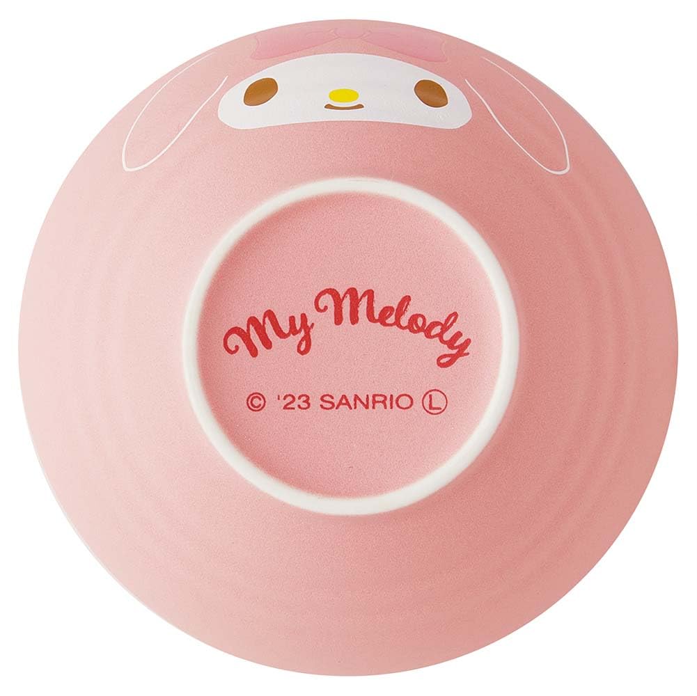Skater 320ml Ceramic Rice Cute Gift for Sanrio My Bowl, Small, Adults, Melody, Girls, CHRB2-A