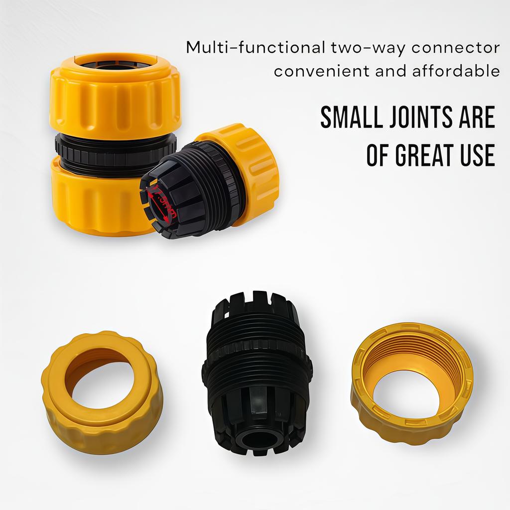 3/4/6pcs Garden Hose Connector Set - 3/4" Universal Thread Quick Connect Fittings for Watering Systems