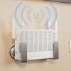 2Pcs No Drill Wifi Placement Rack Wall Mount Wall Support Bracket New Router Power Strip Holder