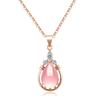 925 Sterling Silver Necklace Pendant Zircon High Quality Chain For Women Luxury Fashion Wedding Engagement Jewelry Party Gifts