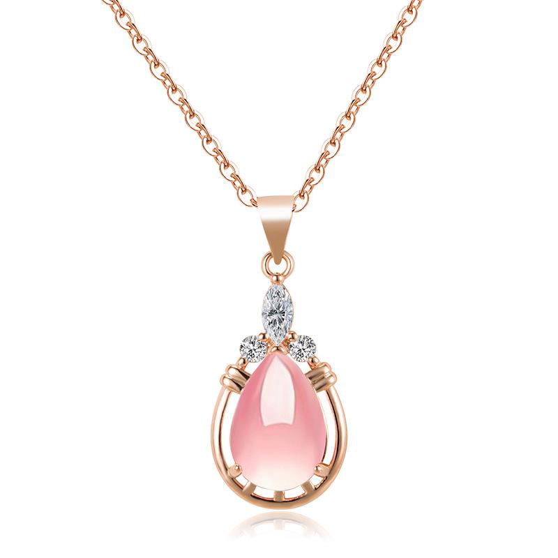 925 Sterling Silver Necklace Pendant Zircon High Quality Chain For Women Luxury Fashion Wedding Engagement Jewelry Party Gifts