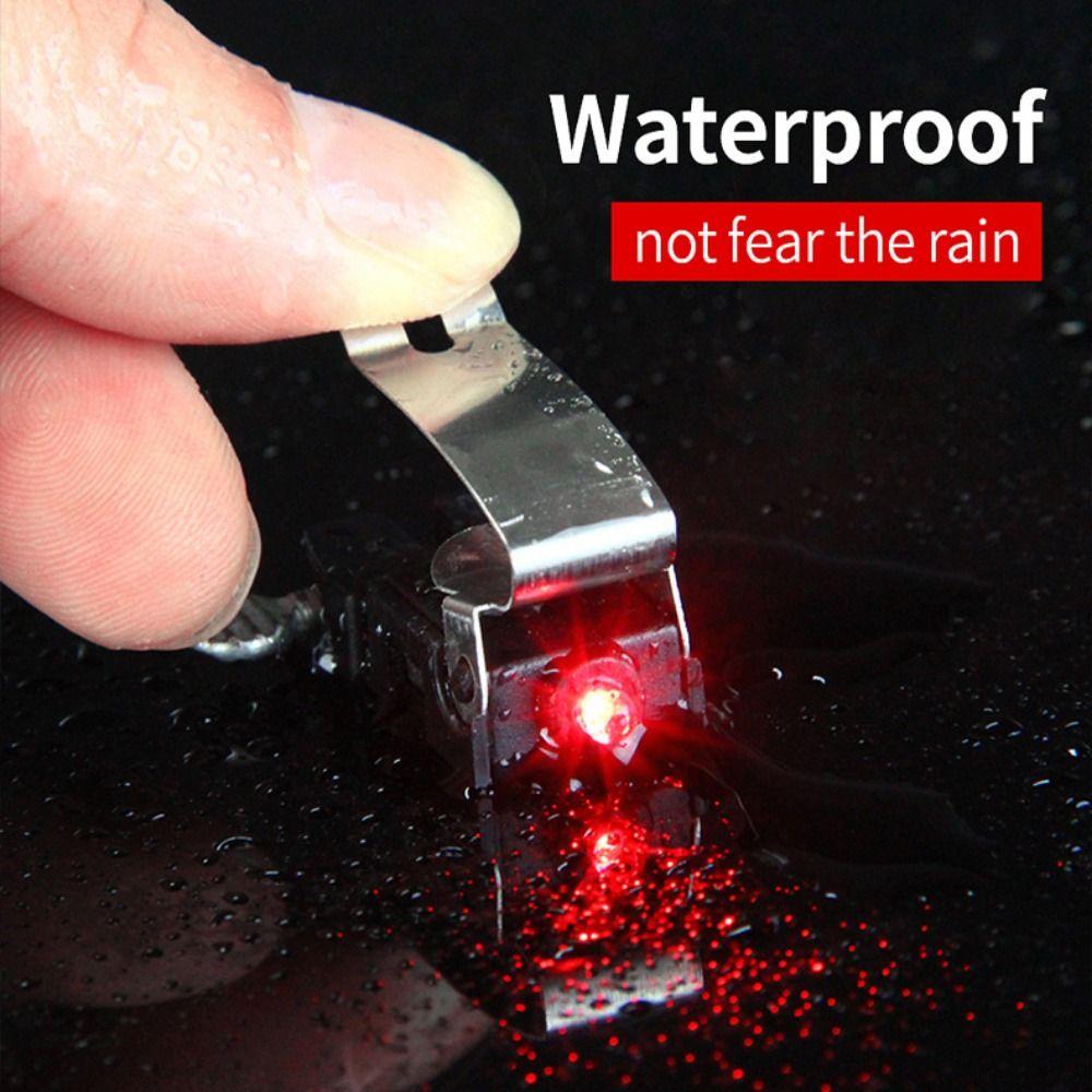 

4PCS Plastic Brake Lights Metal Cycling Bicycle Light Accessories Warning Light Outdoor