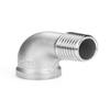 316 Stainless Steel 1/2 Inch 90-Degree Male-Female Threaded Elbow Connector
