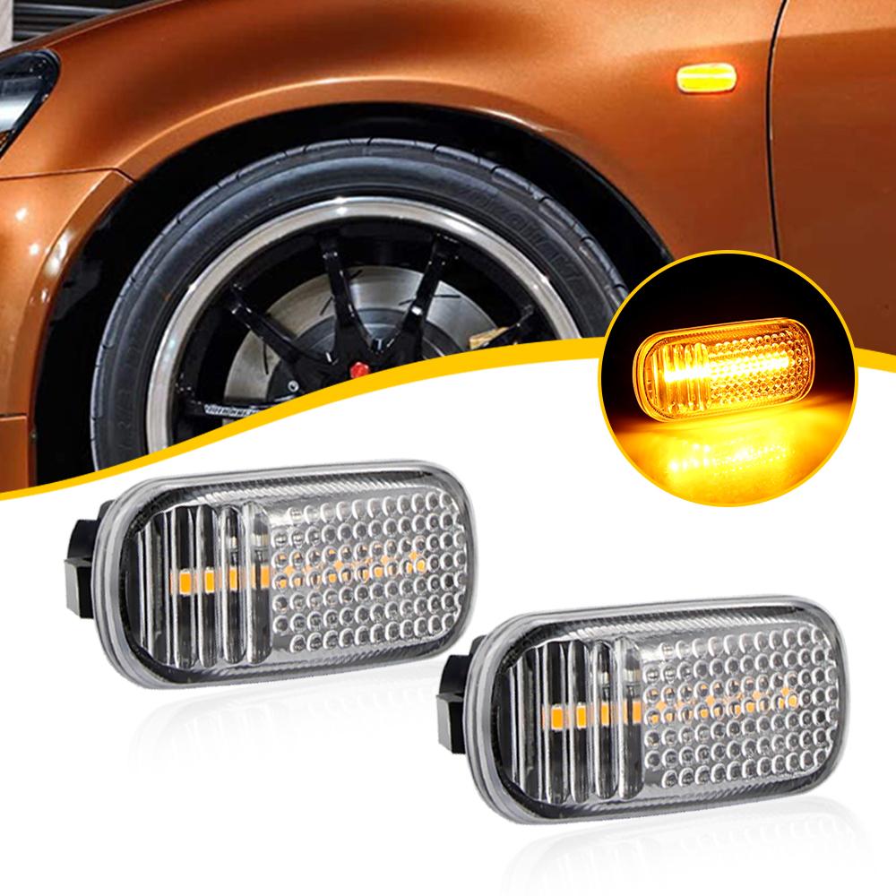 

2PCS LED Side Marker Turn Signal Lights For Honda Fit/Jazz 2002-2016 Integra DC5 Type R Models 2002-2006 Car Accessories