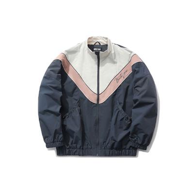 Li Ning Badfive Basketball Series Color Block Stand Collar Loose Jacket Women Jacket Deep-Shadow-Blue AFDR034-1