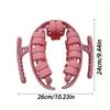 28-Wheel Annular Leg Clamp Massager with Six-Axis Floating, Double-Layer Massage Wheels for Muscle Soreness, Deep Relaxation